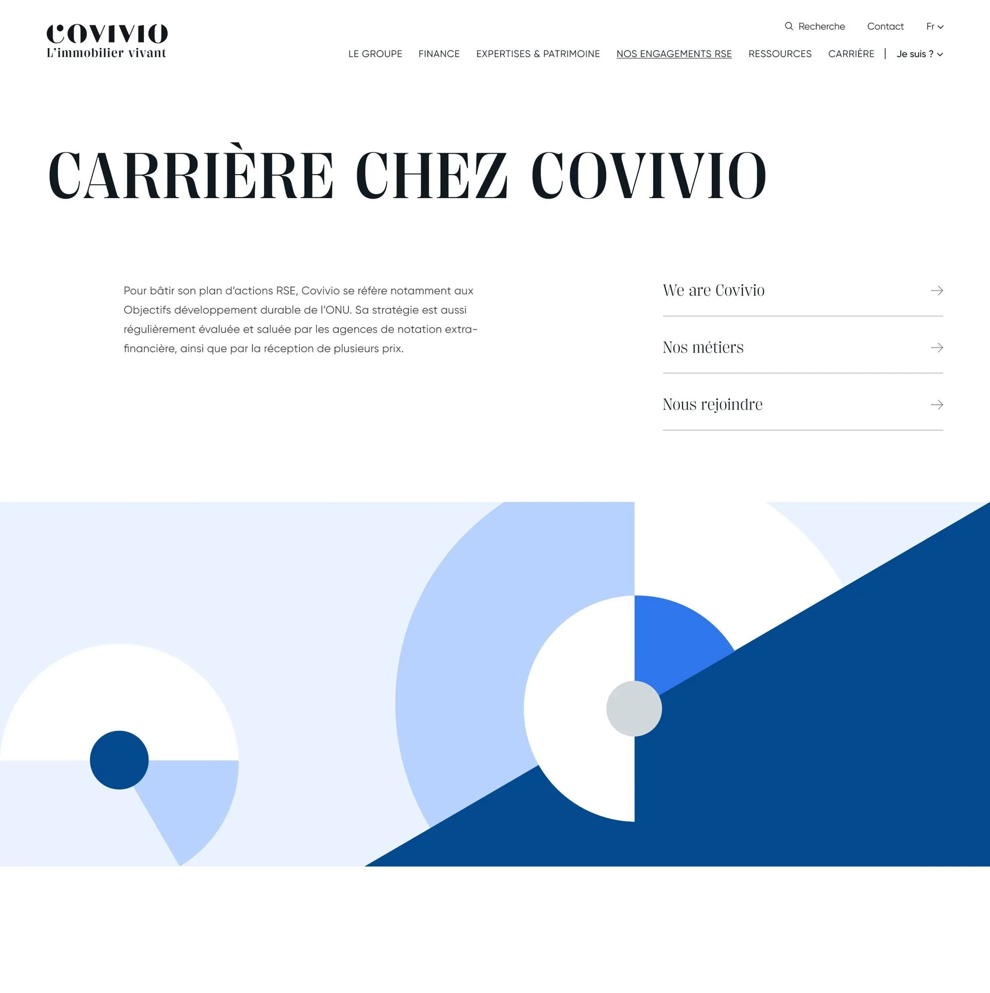 Page Carrière chez Covivio